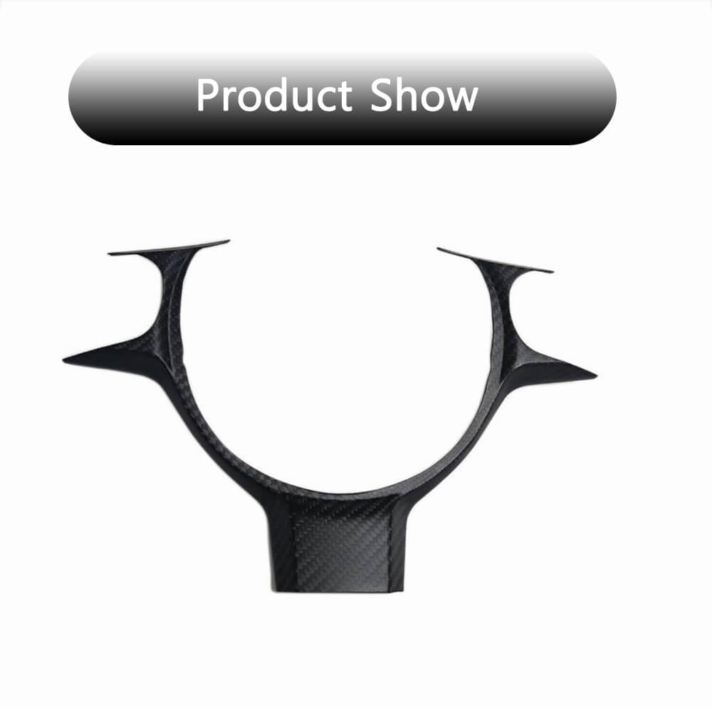 Subaru BRZ Toyota GT86 Steering wheel patch Interior parts Dry Carbon Fiber-Ahacarbon