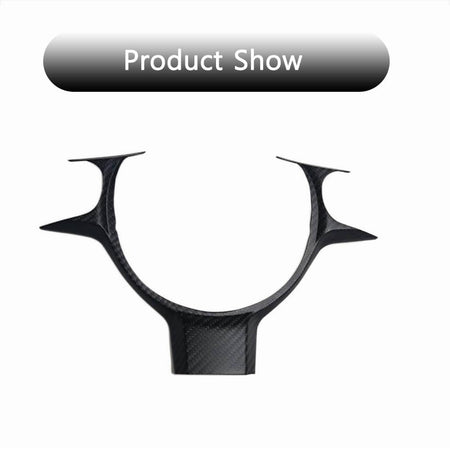 Subaru BRZ Toyota GT86 Steering wheel patch Interior parts Dry Carbon Fiber-Ahacarbon