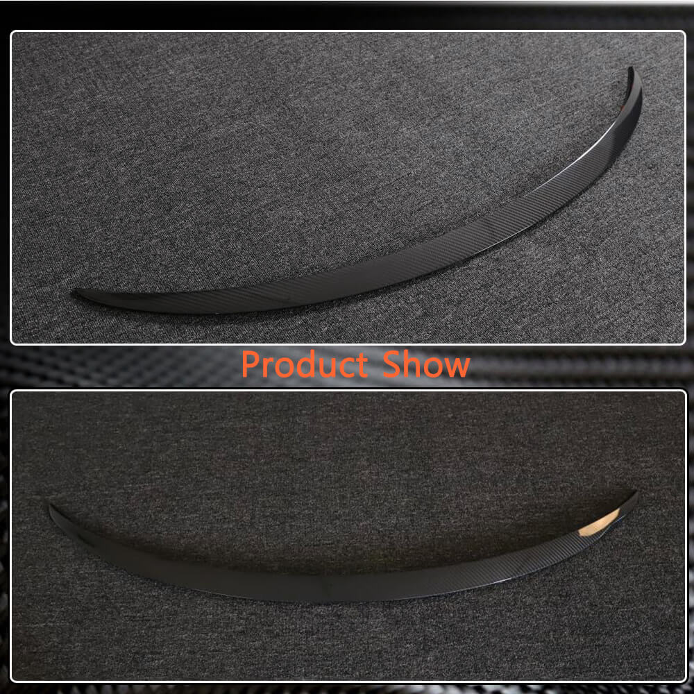 Tesla Model 3 2019-2023 Rear Trunk Spoiler Dry Carbon Fiber-Ahacarbon