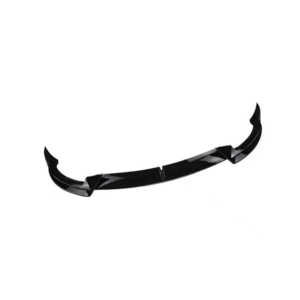 Tesla Model 3 2017-2023 Front Bumper Lip Gloss Black ABS 3PCS-Ahacarbon