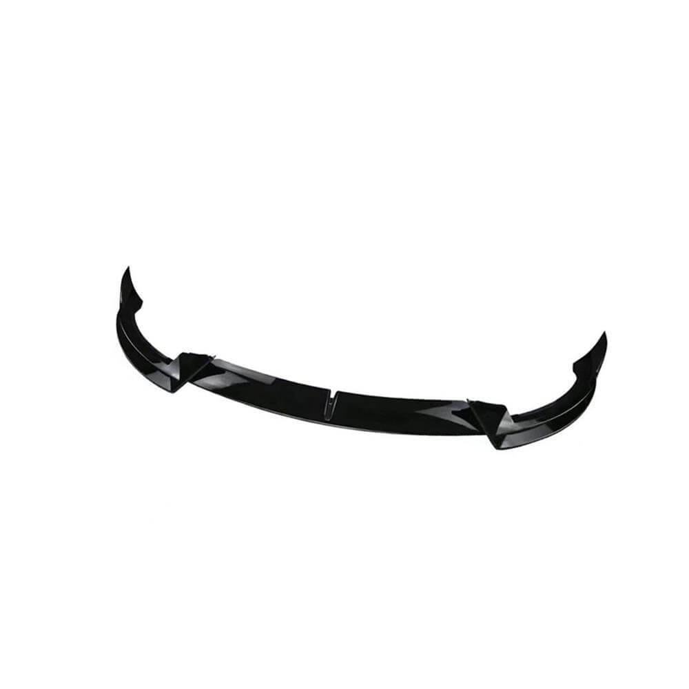 Tesla Model 3 2017-2023 Front Bumper Lip Gloss Black ABS 3PCS-Ahacarbon