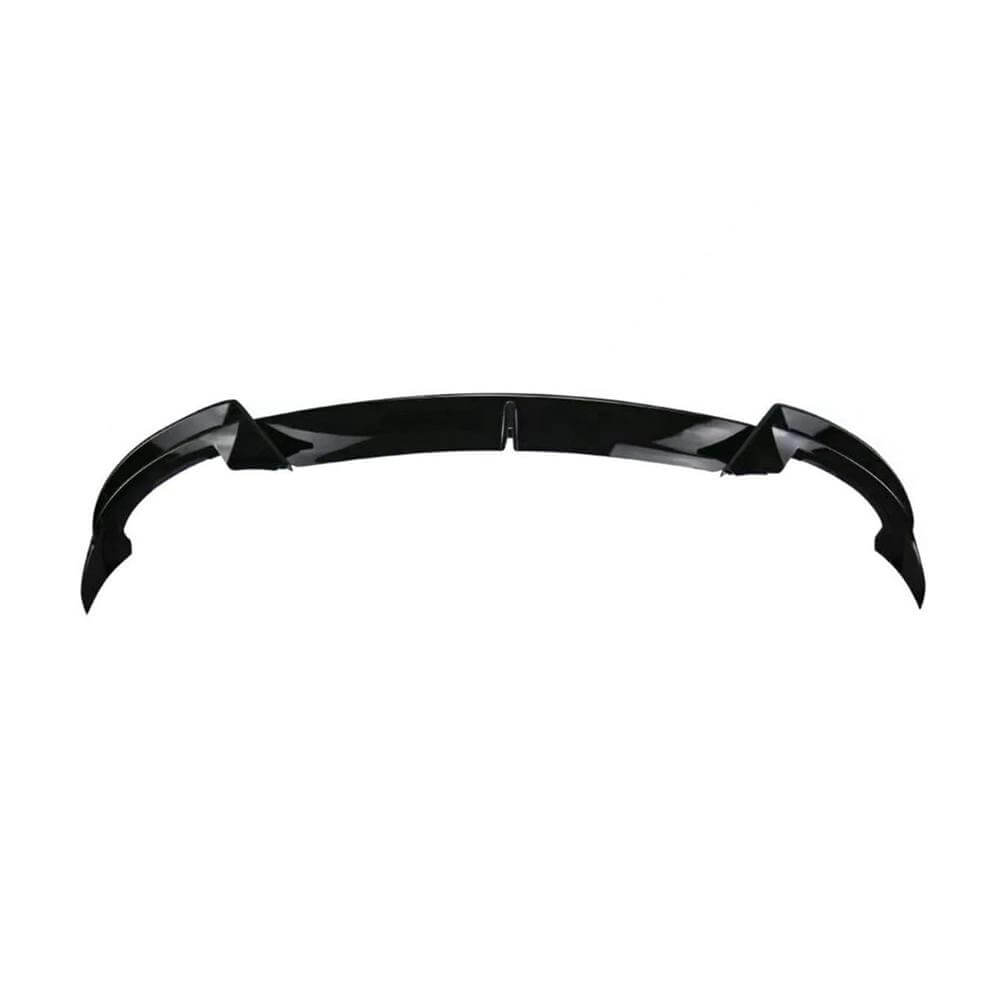 Tesla Model 3 2017-2023 Front Bumper Lip Gloss Black ABS 3PCS-Ahacarbon