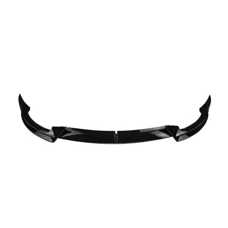 Tesla Model 3 2017-2023 Front Bumper Lip Gloss Black ABS 3PCS-Ahacarbon