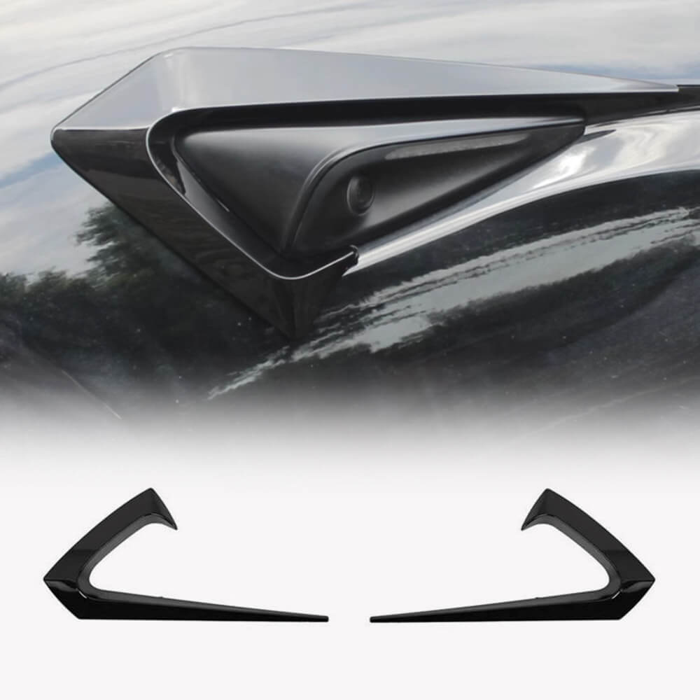 Tesla Model 3 2023-2025 Side Fender Vents 2PC Glossy Black ABS-Ahacarbon