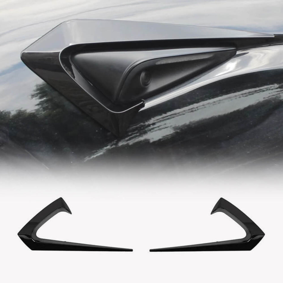 Tesla Model 3 2023-2025 Side Fender Vents 2PC Glossy Black ABS-Ahacarbon