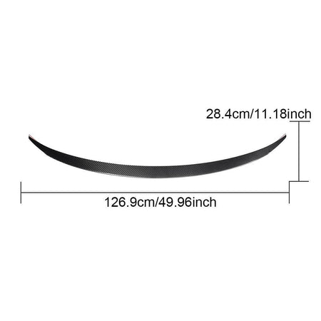 Tesla Model 3 2023UP Dry Carbon Fiber Rear Trunk Spoiler-Ahacarbon