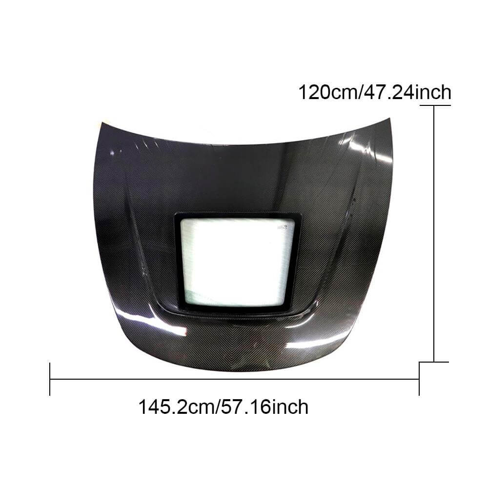 Tesla Model 3 Sedan 2016-2023 Front Engine Bonnet Cover Carbon Fiber-Ahacarbon