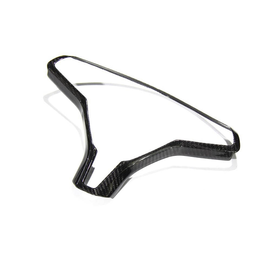 Tesla Model S Sedan 4-Door 2014-2020 Steering Wheel Covers Dry Carbon Fiber-Ahacarbon
