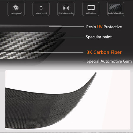 Toyota Camry 2018-2021 Rear Trunk Spoiler Carbon Fiber-Ahacarbon