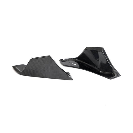 Toyota Supra A90 A91 Coupe 2-Door 2019-2022 Rear Bumper Splitters Carbon Fiber-Ahacarbon
