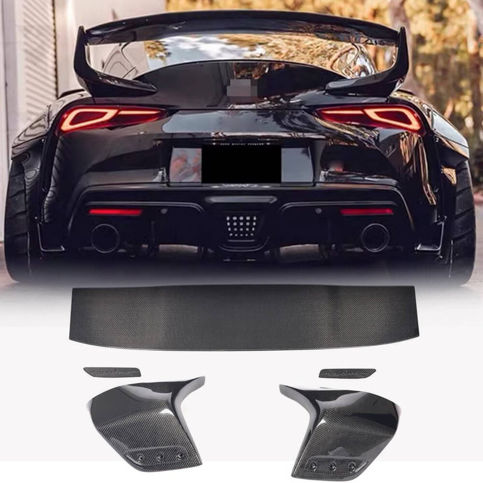 Toyota Supra A90 A91 MK5 2020-2024 Rear Trunk Spoiler Carbon Fiber-Ahacarbon