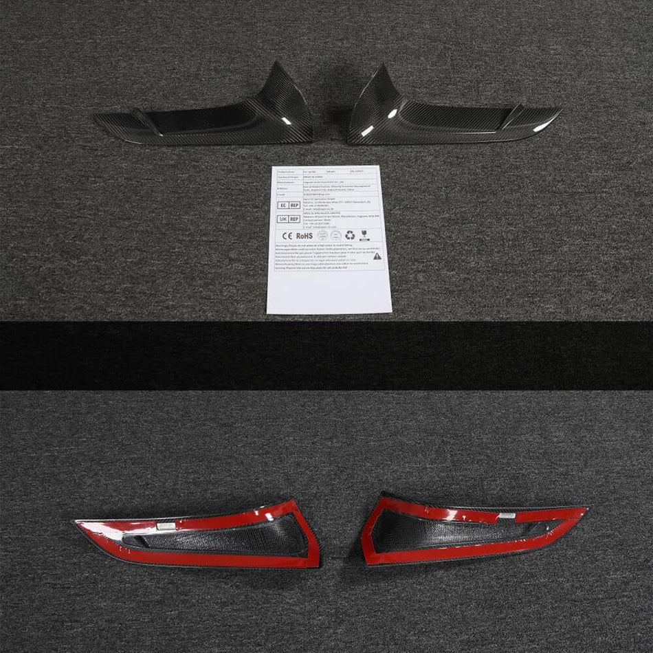 Toyota Supra GR A90 A91 2020-2024 Carbon Fiber Front Bumper Lower Garnish Cover-Ahacarbon