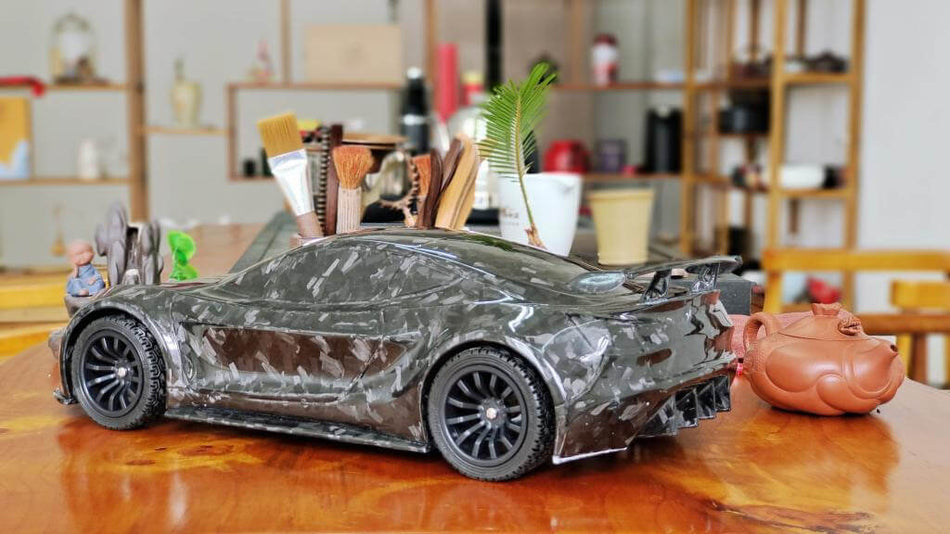 Universal By Handmade Car Model for car enthusiasts Full Carbon Fiber Forged Pattern-Ahacarbon