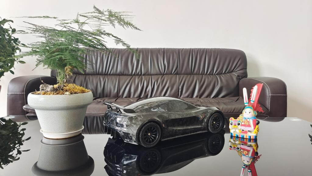 Universal By Handmade Car Model for car enthusiasts Full Carbon Fiber Forged Pattern-Ahacarbon