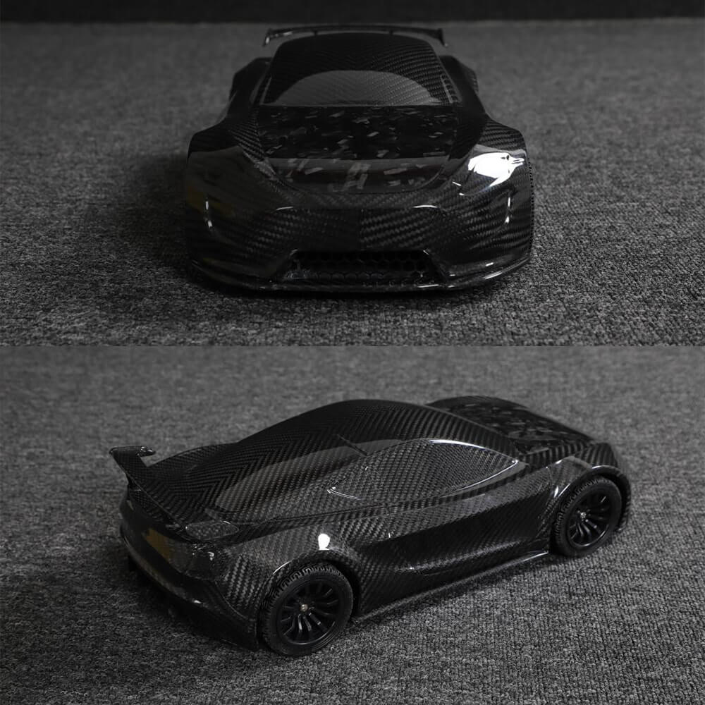 Universal Full Carbon Fiber and Forged Pattern By Handmade Car Model for car enthusiasts-Ahacarbon