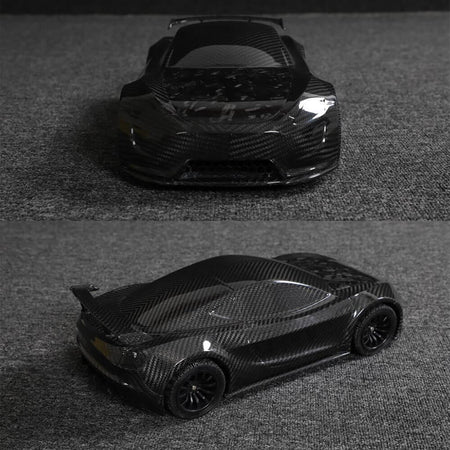Universal Full Carbon Fiber and Forged Pattern By Handmade Car Model for car enthusiasts-Ahacarbon