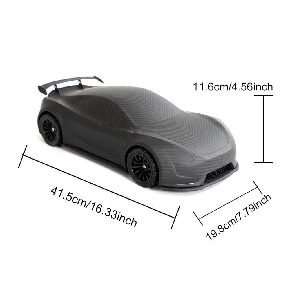 Universal Full By Handmade Car Model for car enthusiasts Matte Carbon Fiber-Ahacarbon