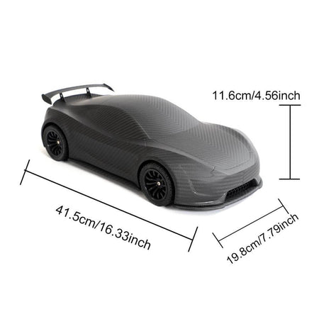 Universal Full By Handmade Car Model for car enthusiasts Matte Carbon Fiber-Ahacarbon