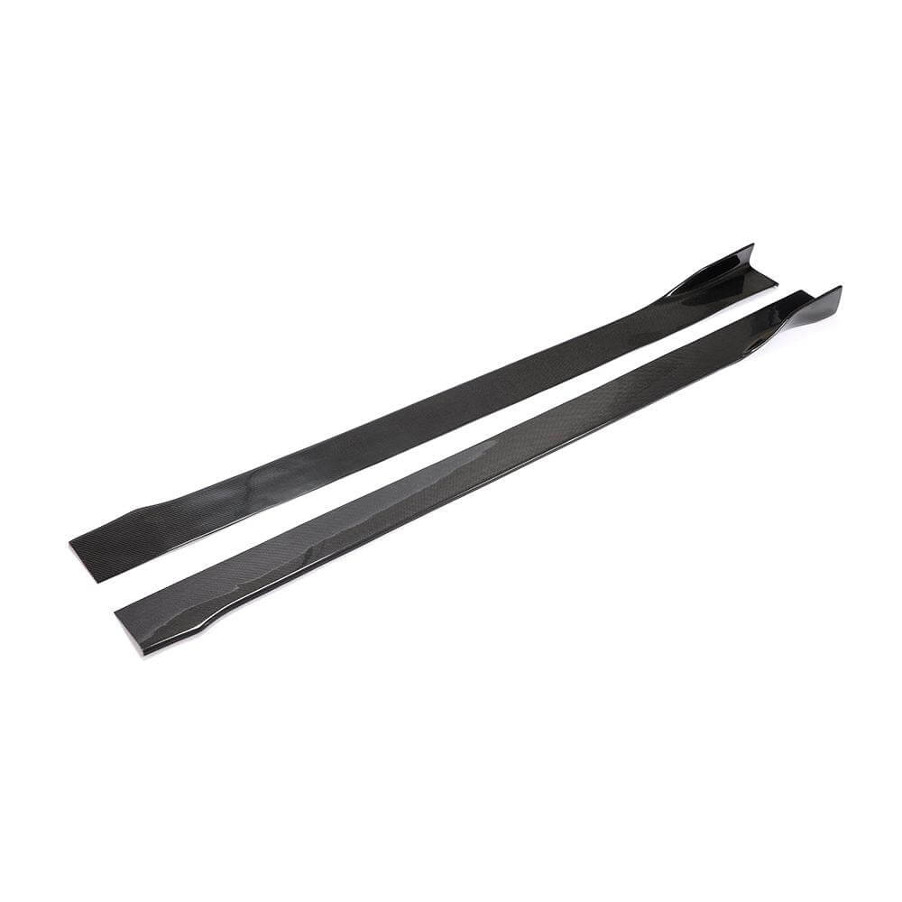 Universal Sedan Car Auto Side Skirts Carbon Fiber-Ahacarbon