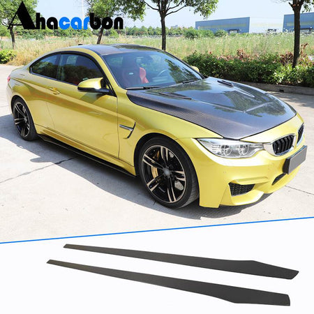 Universal Sedan Car Auto Side Skirts Carbon Fiber/FRP-Ahacarbon