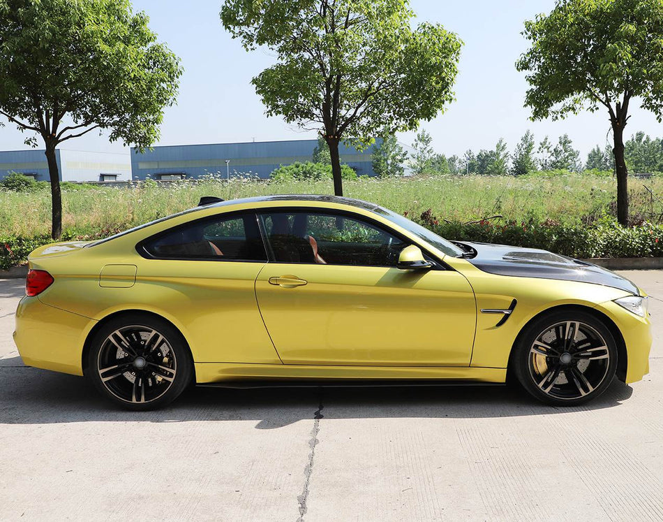 Universal Sedan Car Auto Side Skirts Carbon Fiber/FRP-Ahacarbon
