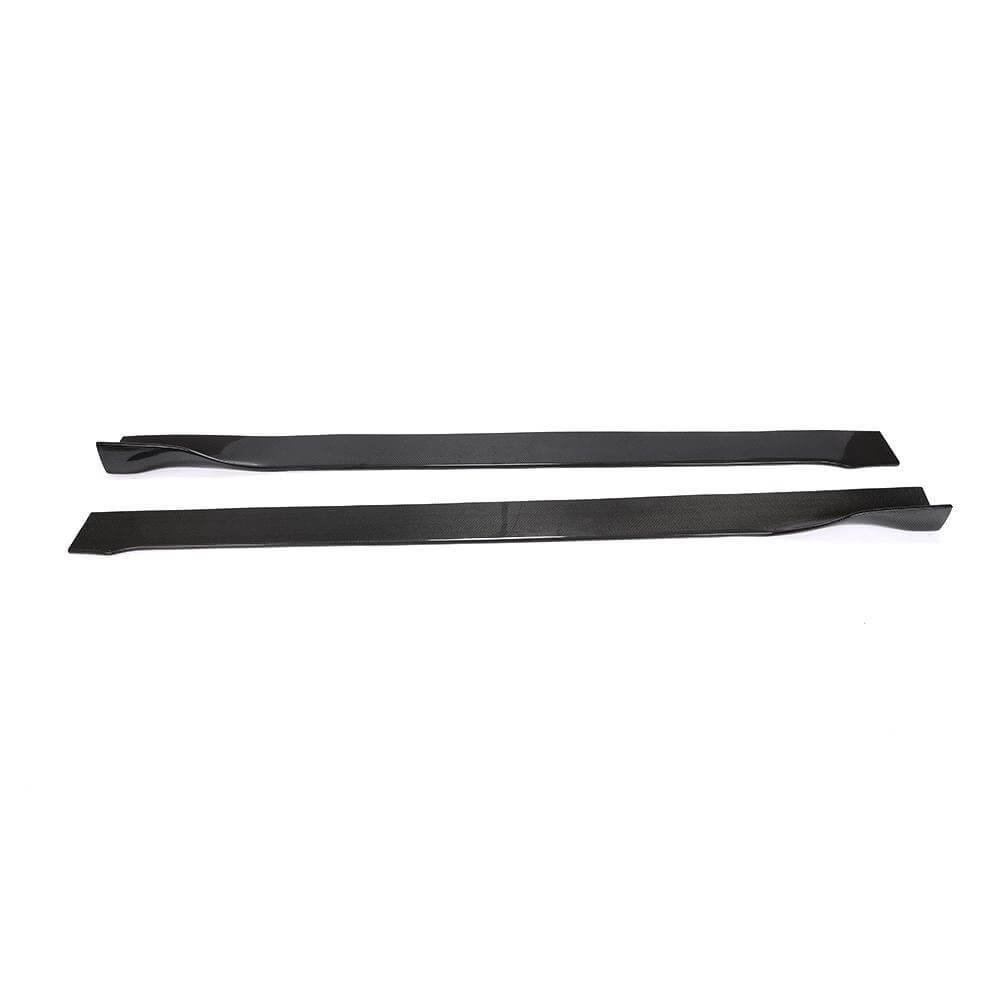 Universal Sedan Car Auto Side Skirts Carbon Fiber-Ahacarbon