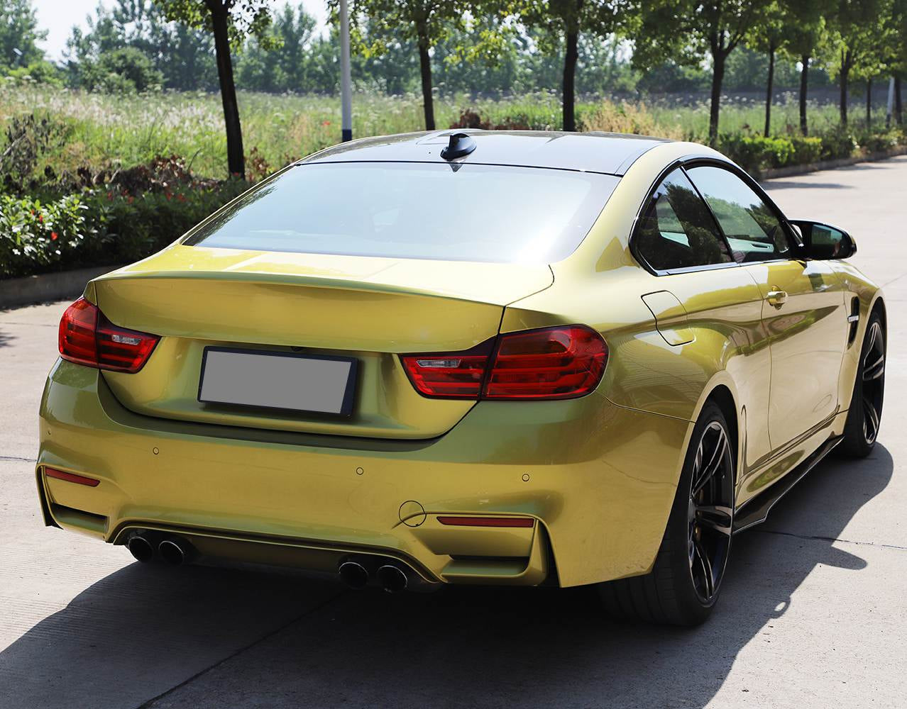 Universal Sedan Car Auto Side Skirts Carbon Fiber/FRP-Ahacarbon