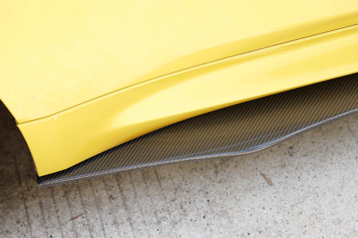 Universal Sedan Car Auto Side Skirts Carbon Fiber/FRP-Ahacarbon