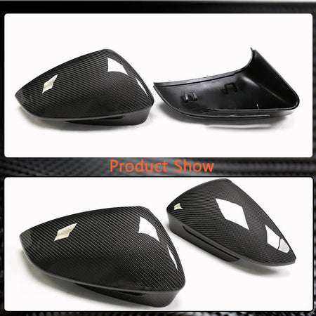 Volkswagen ID4 ID6 /Audi Q4 Q5 e-tron Sport Utility 4-Door 2022 Mirror Covers Carbon Fiber-Ahacarbon