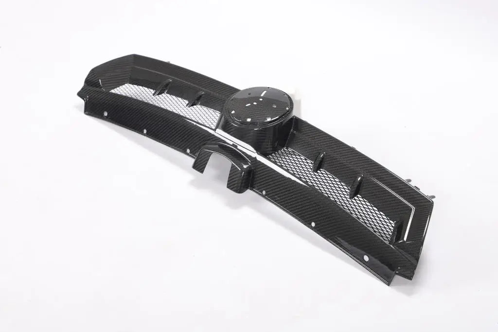 Volkswagen VW Golf 7 MK7 TSI GTI R R-line 2014-2017 Front Grille Dry Carbon Fiber-Ahacarbon