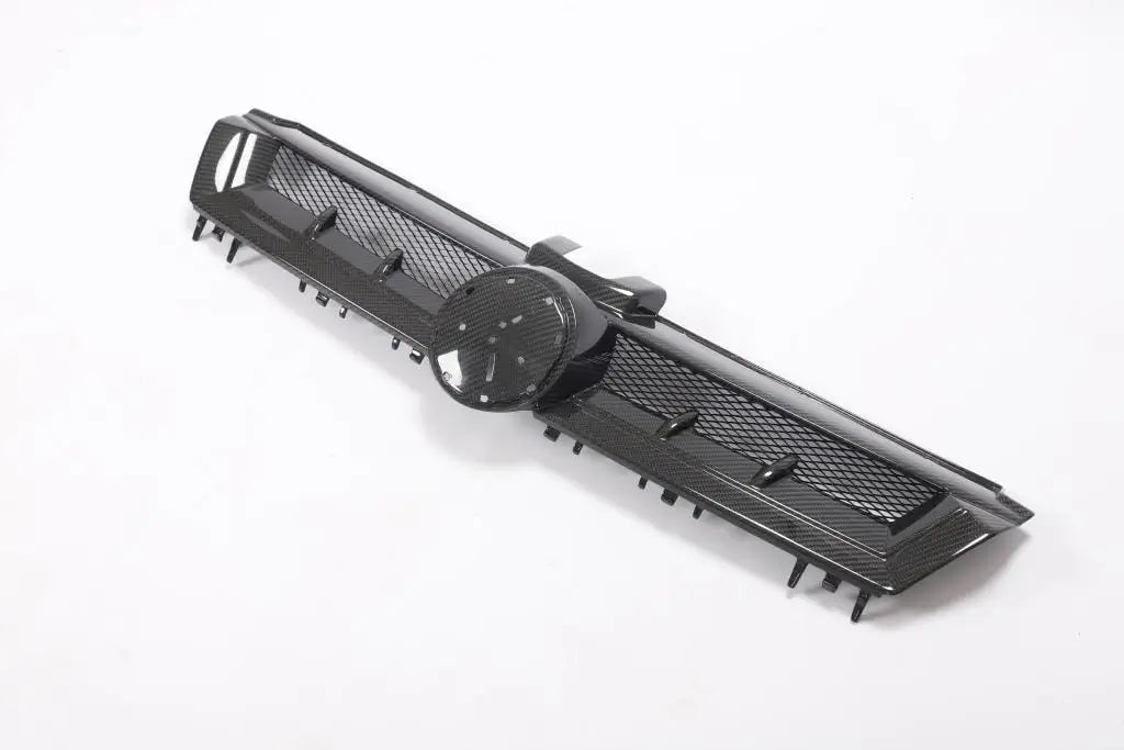Volkswagen VW Golf 7 MK7 TSI GTI R R-line 2014-2017 Front Grille Dry Carbon Fiber-Ahacarbon