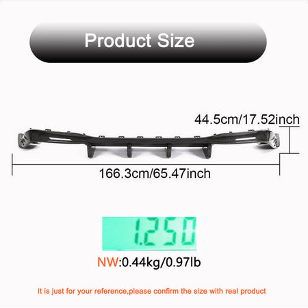 Volkswagen VW Golf 8 MK8 R 2021+ Rear Bumper Diffuser Carbon Fiber-Ahacarbon