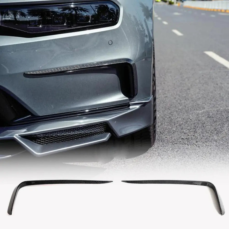 Zeekr 001 2021-2023 Front Bumper Splitters Carbon Fiber-Ahacarbon