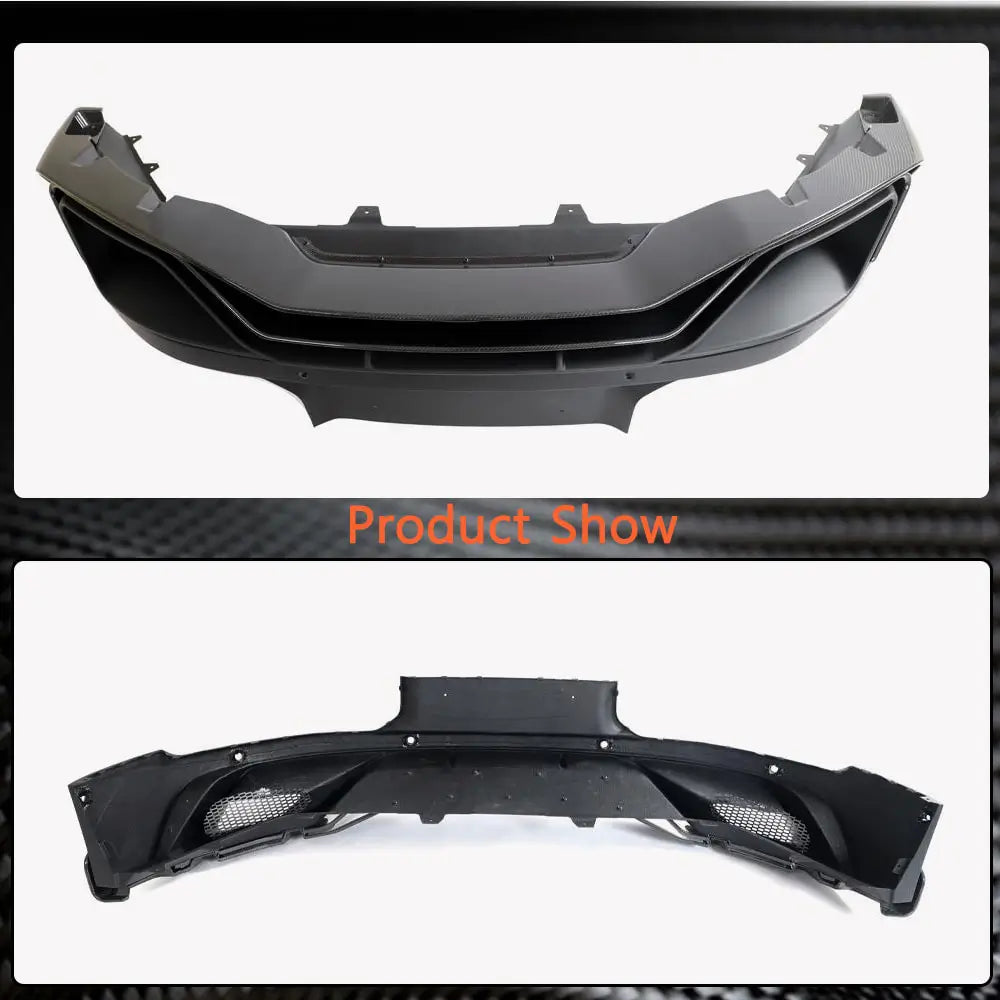 Zeekr 001 2021-2023 Rear Bumper Diffuser Carbon Fiber-Ahacarbon