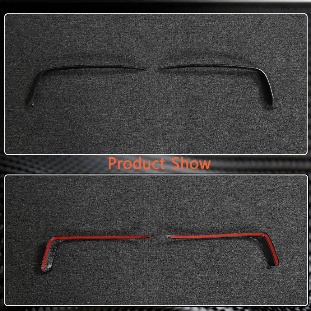 Zeekr 001 2021-2023 Rear Bumper Splitters Carbon Fiber-Ahacarbon