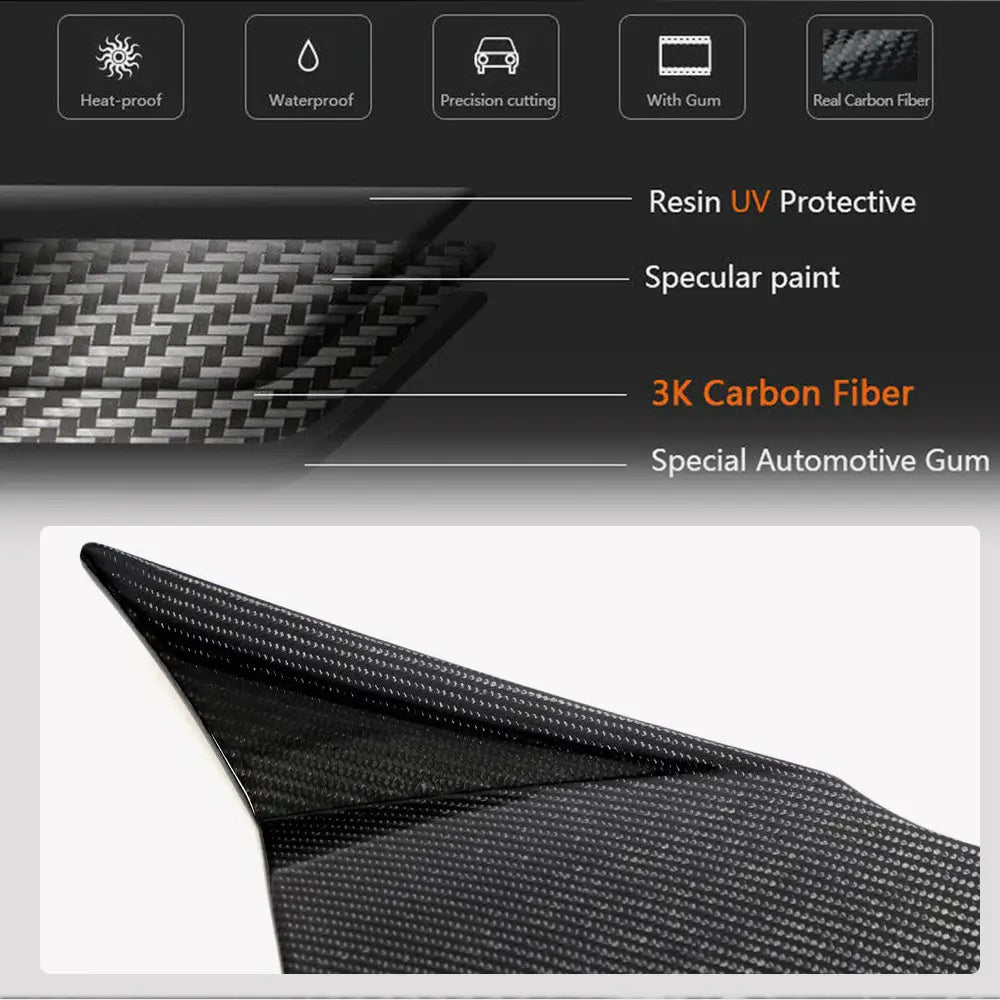 Zeekr 001 2021-2023 Rear Roof Spoiler Carbon Fiber/FRP-Ahacarbon