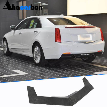 Cadillac ATS Sedan 2013-2019 Rear Trunk Spoiler Carbon Fiber-Ahacarbon
