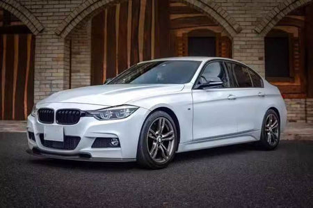BMW 3 Series F30 M Sport 2012-2018 Front Bumper Lip Carbon Fiber/FRP-Ahacarbon