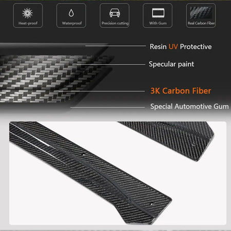 Zeekr 001 2021-2023 Side Skirts Door Carbon Fiber-Ahacarbon