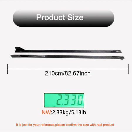 Zeekr 001 2021-2023 Side Skirts Door Carbon Fiber-Ahacarbon