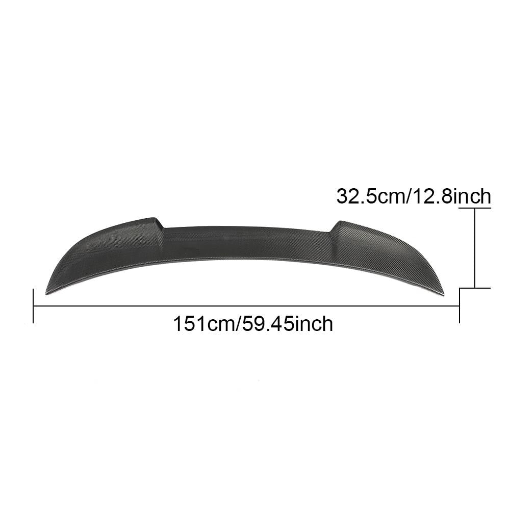 Ford Mustang V6 V8 GT Coupe 15-20 Rear Trunk Spoiler Carbon Fiber/FRP-Ahacarbon