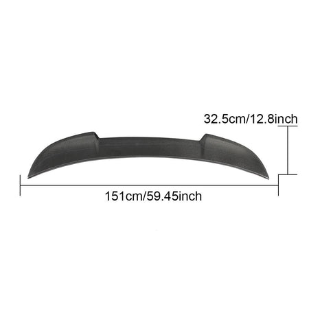 Ford Mustang V6 V8 GT Coupe 15-20 Rear Trunk Spoiler Carbon Fiber/FRP-Ahacarbon