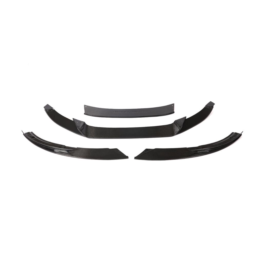 Audi R8 V8 V10 GT Pre-facelift 2008-2015 Front Bumper Lip Carbon Fiber-Ahacarbon