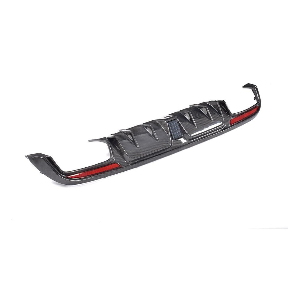 Mercedes Benz W205 Sport C43 C63 C450 AMG Pre-facelift 2015-2019 Rear Bumper Diffuser Carbon Fiber-Ahacarbon