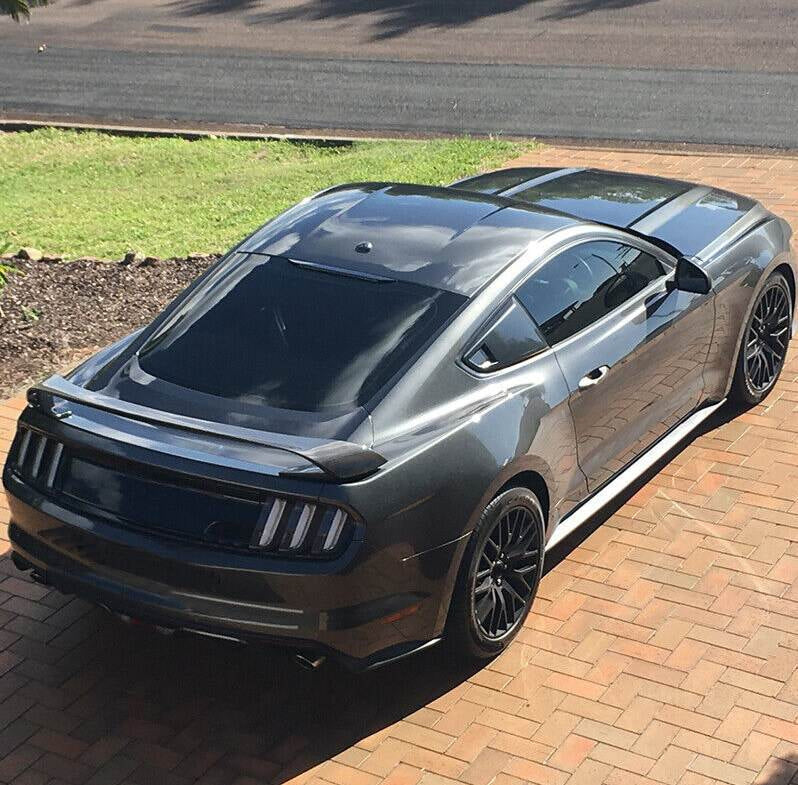 Ford Mustang 2015-2020 Rear Trunk Spoiler Carbon Fiber-Ahacarbon