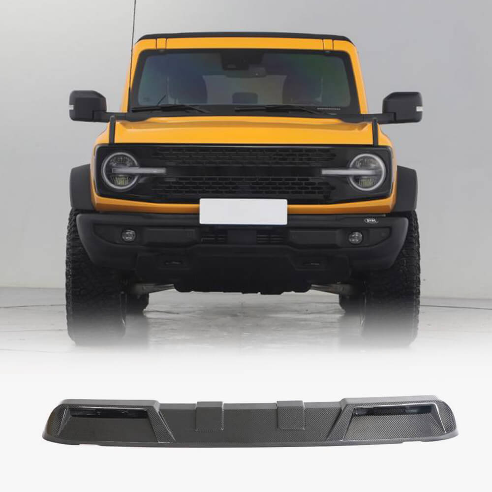 Ford BRONCO Sport Utility 2D 4D 2021-2022 Front Roof Spoiler Carbon Fiber-Ahacarbon