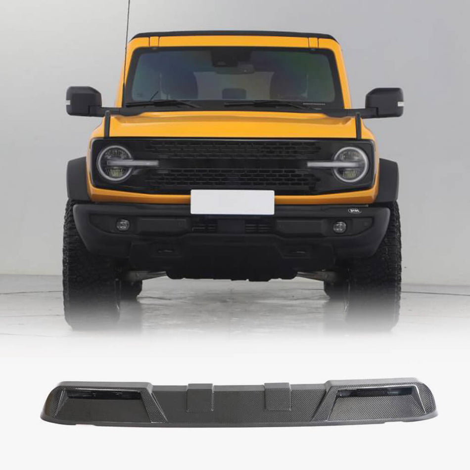 Ford BRONCO Sport Utility 2D 4D 2021-2022 Front Roof Spoiler Carbon Fiber-Ahacarbon