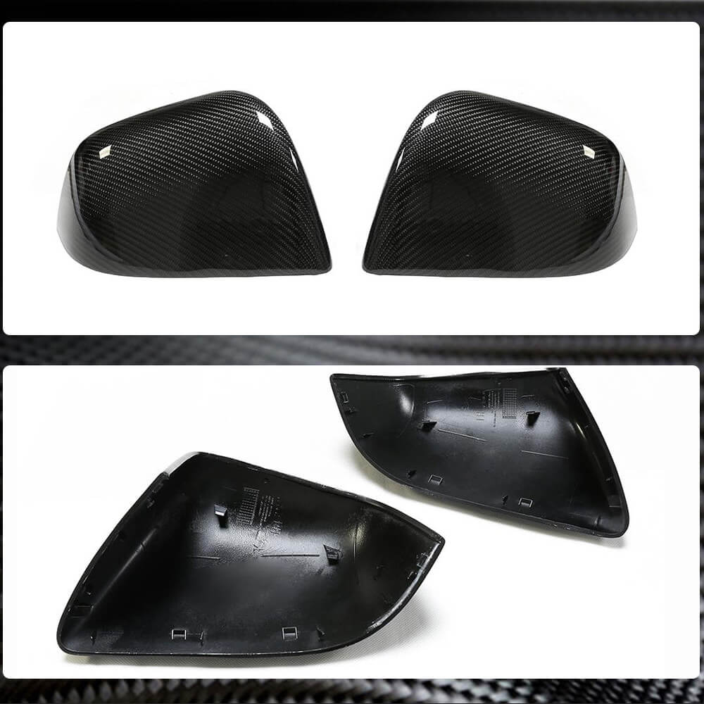 Tesla Model Y 2020UP Mirror Covers pair Replacement Carbon Fiber-Ahacarbon