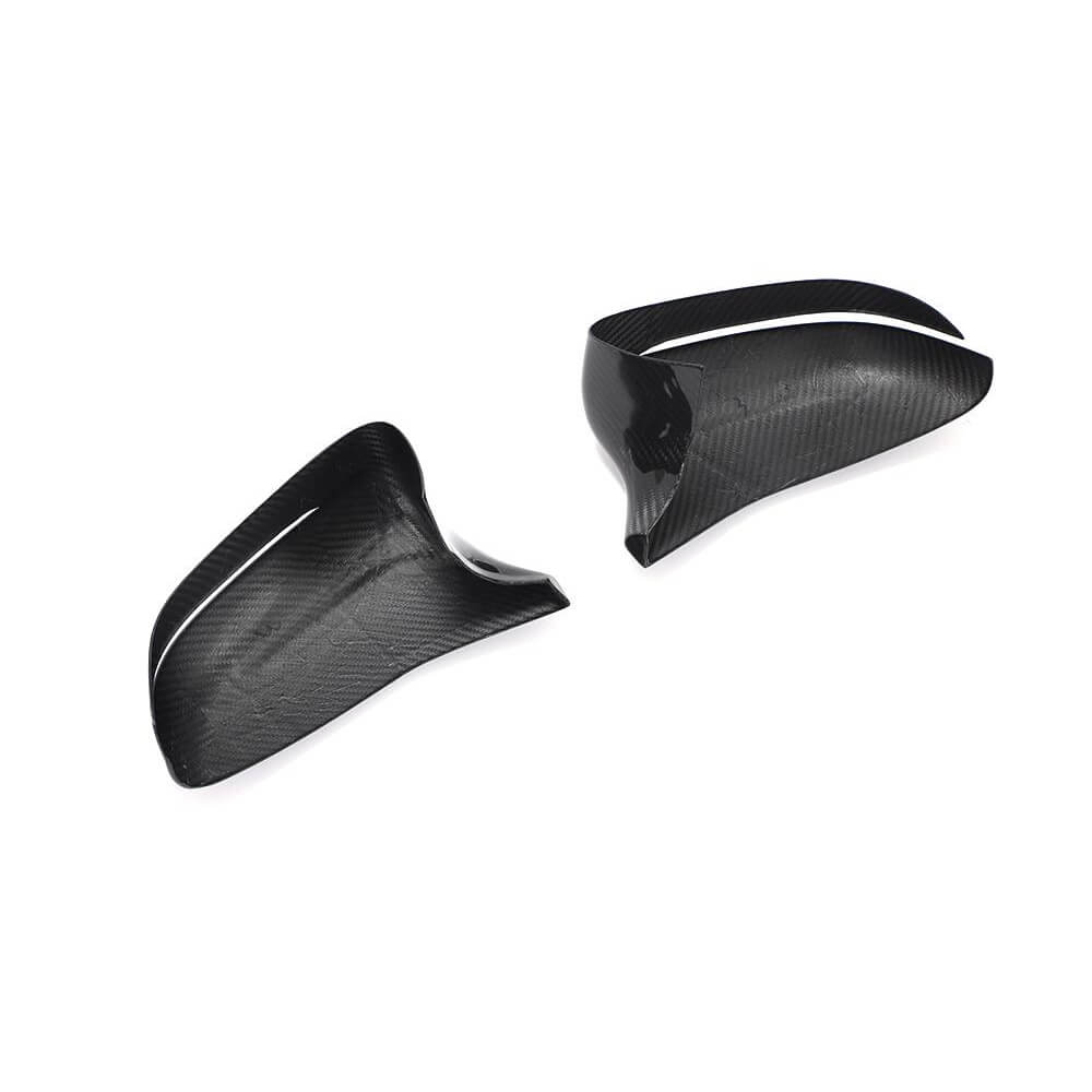 BMW 5 Series F90 M5 Pre-LCI 2018-2020 Mirror Covers Pair RHD Carbon Fiber-Ahacarbon