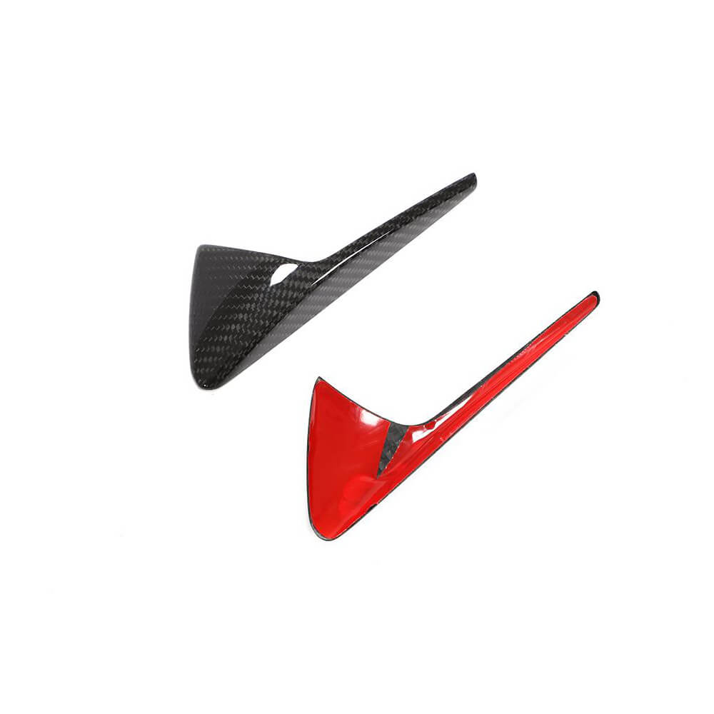Tesla Model S/Model 3/Model X 2012-2020 Side Camera Marker Fender Cover Carbon Fiber-Ahacarbon